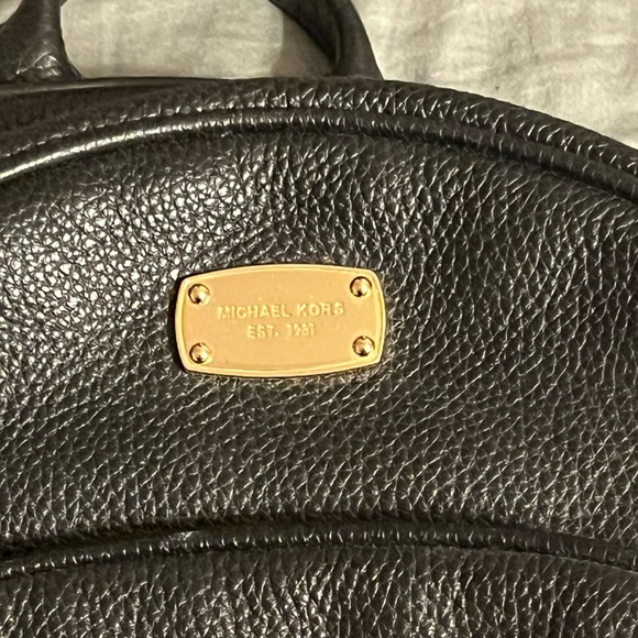 Michael Kors Abbey Leather Backpack Large Purse Tote - Picture 2 of 14